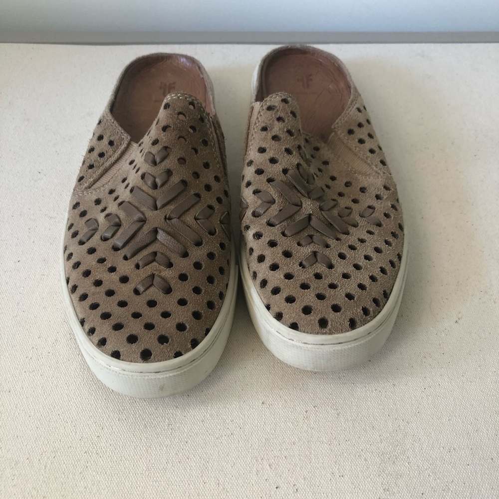Frye leather slides 8.5